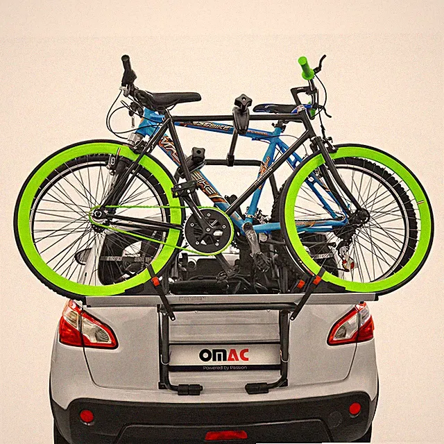 2 Bike Rack Rear Trunk Bike Rack Folding Bicycle Carrier Car SUV Sedan Hatchback