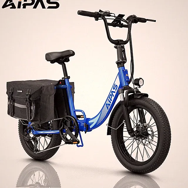 20 Inch Folding Electric Bike 1000W Fat Tire 48V 7 Speed 28MPH Electric Bicycle
