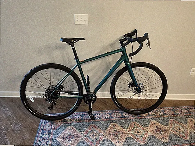 2022 Kona Libre Green 54cm - Gravel Bicycle Drop Bar, Alum. Frame - Carbon Fork