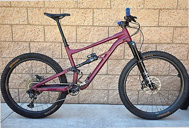 '22 Specialized Status Red 140 Alloy Full Suspension Demo Trailbike
