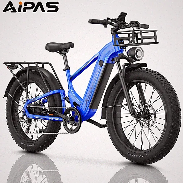 26" FAT TIRE ADULTS ELECTRIC BIKE 1800W 36MPH 48V 17.5AH MOUNTAIN EBIKE NEW