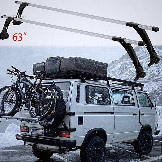 63" For Volkswagen Vanagon Van Rain Gutter Roof Rack Cross Bars Cargo Kayak Bike