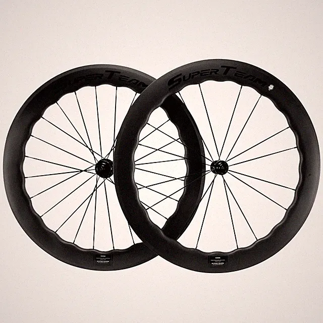 700C Carbon Fiber Road Bike Wheelset Clincher/Tubeless Wheels U Shape Rim Brake