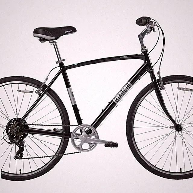 Bianchi Siena Men's 18.5" Black 1x7 Speed 700c Aluminum City Bike