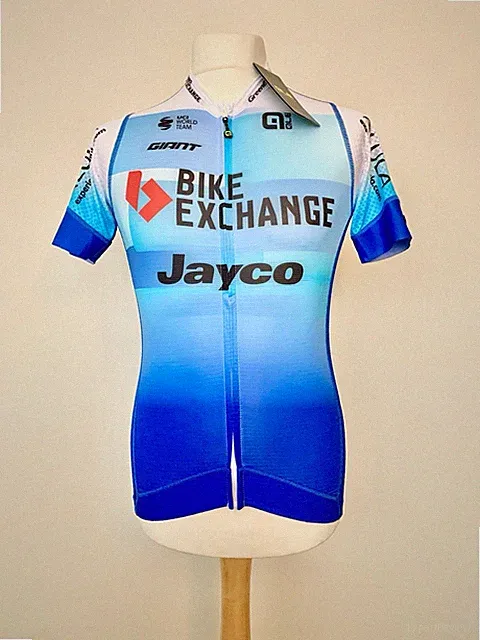Bike Exchange Jayco 2022 prepared for Dylan Groenewegen Tour de France shirt
