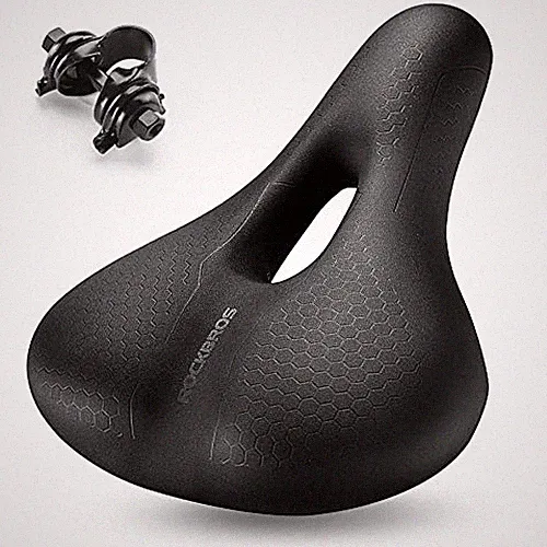 Bike Seat Memory Foam Bike Saddle Comfortable Waterproof for City Racing Mtb