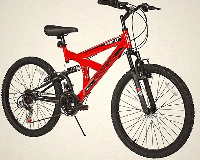 Boys Gauntlet 24" Mountain Bike Steel Frame 18 Speed Bicycle FUN RIDE Boys 12+
