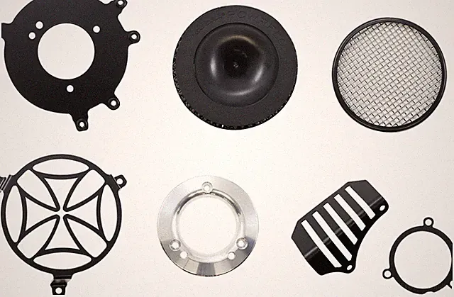 Cobra Air Cleaner Kit - Cross - Black Motorcycle Street Bike 606-0101-02B-SB