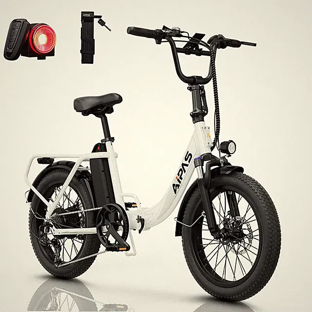 E-Bike 20" Electric Bike Fat Tire 1000W Peak Folding City Bicycle Commuter Ebike