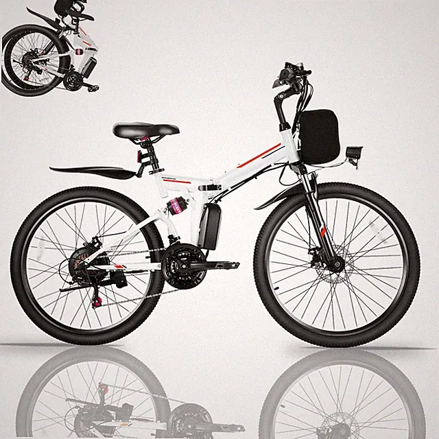 Electric Bike 26Inch 500W Motor Mountain Bicycle Folding City Commuter E-bike