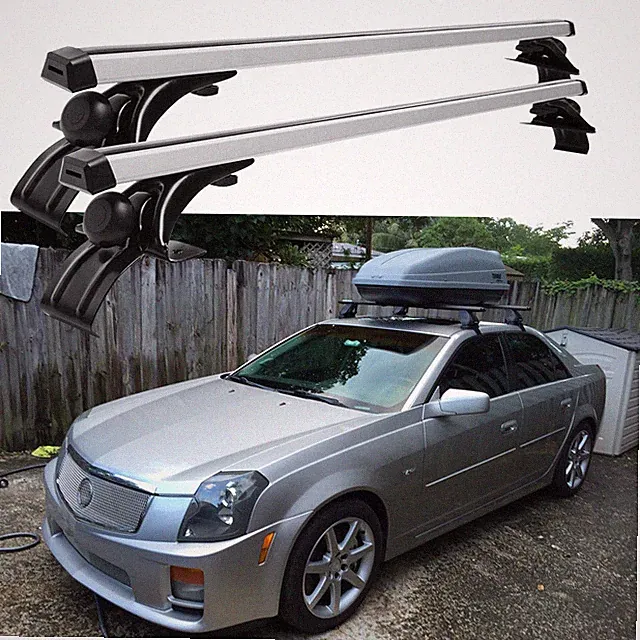 For Cadillac CTS 48" Car Top Roof Rack Cross Bar Cargo Bicycle Carrier Aluminum