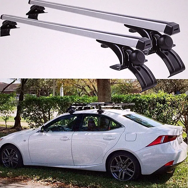For Lexus IS 200 300 350 48" Car Top Roof Rack Cross Bar Bicycle Cargo Carrier
