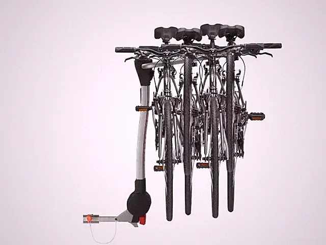 Genuine Ford Hitch Mounted Bike Rack - Tilt - 4 Bike VKB3Z7855100P