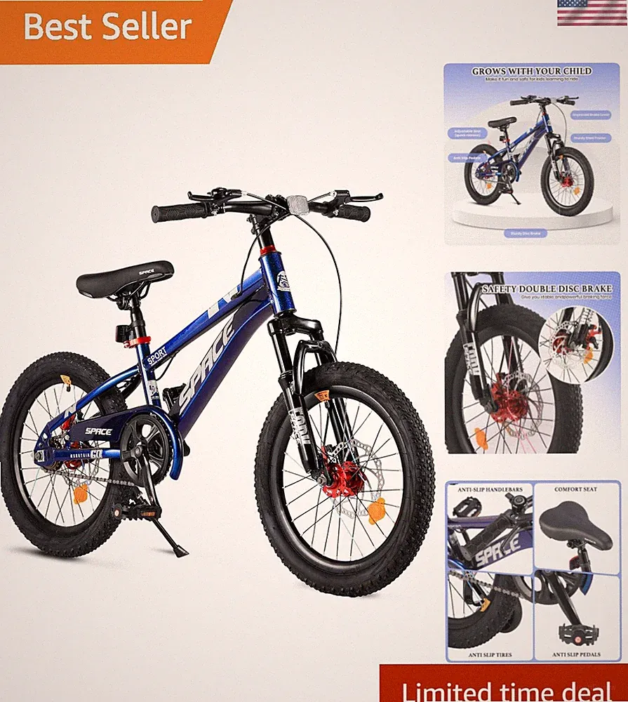 Kids Bike-18 20 Inch Bike for Boys and Girls Bicycle with Adjustable Seat and...