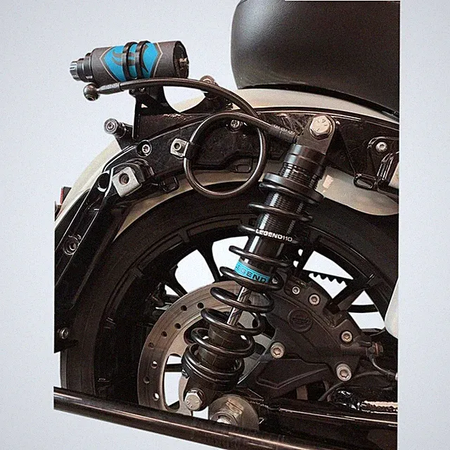 Legends Remote Reservoir External Mounting Brackets Motorcycle Street Bike