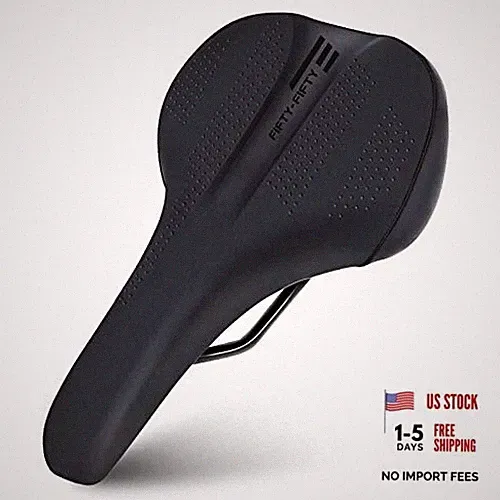 Mountain Bike Saddle, Comfortable Memory Foam Bicycle Seat, Soft MTB