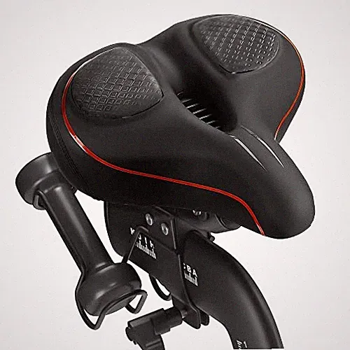 Oversized Bike Seat for Peloton Bike & Bike+, Comfort Seat Cushion Red