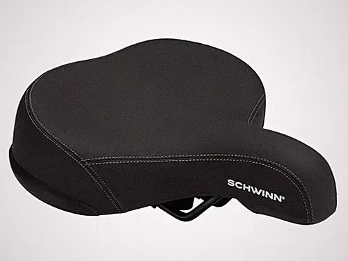 Quilted or Foam Padded Bike Saddle, Comfort Bike Seat Cruiser/Foam PU Cover