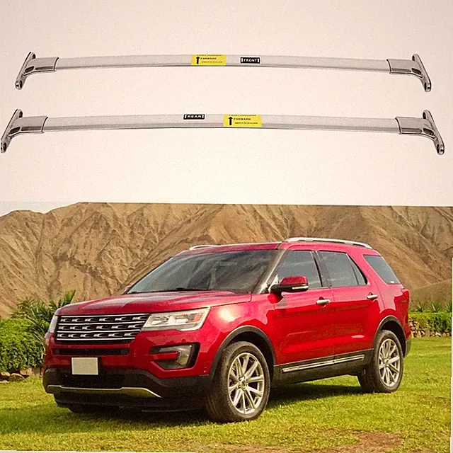 Roof Rack Cross Bars Ford Explorer 2016-2019 Cargo Bars Canoe Bike