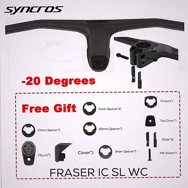 SYNCROS -20 Degrees for Sparks Frame Carbon Integrated Mountain Bike Handlebar
