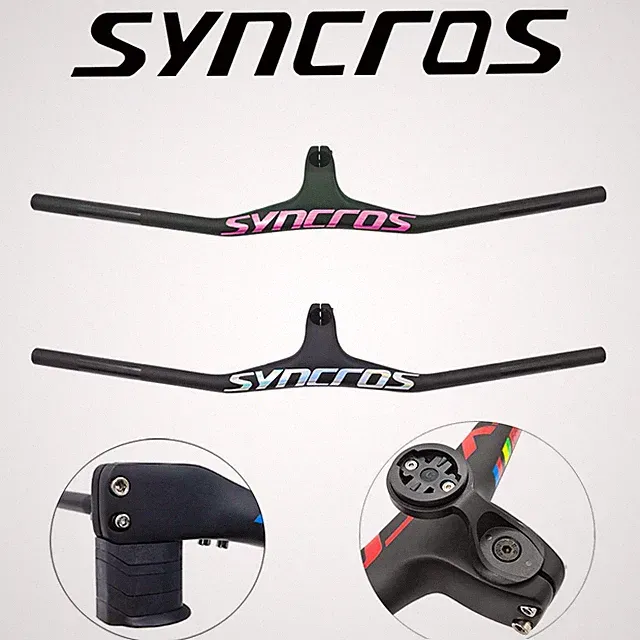 Syncros MTB Integrated Handlebar Carbon Riser Bar Stem -17 Degree Bike Frame