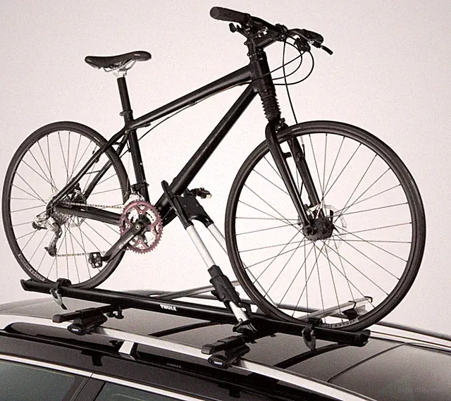 🆕 Thule Big Mouth 599 Ultimate Upright Carrier Roof Top Bike Mount Rack Subaru