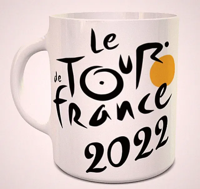 Tour de France 2022 route map Ceramic Mug 11oz Mug UK standard size mug